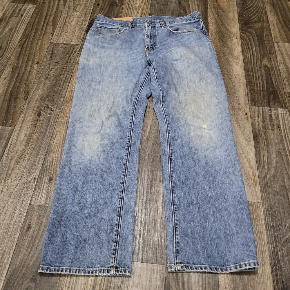 Vintage Old Navy Jeans 34x30 Mens Blue Denim Easy Fit (Stains)